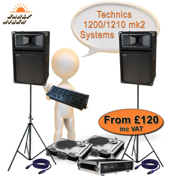 Technics 1200 - 1210 mk2 Turntables for Hire